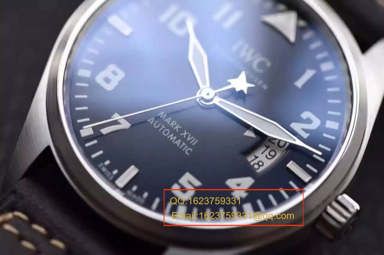 【MK Factory 一比一超A高仿手表】 IWC 飞行员系列马克十七IW326506 wrist watch (蓝面小王子) / WG254