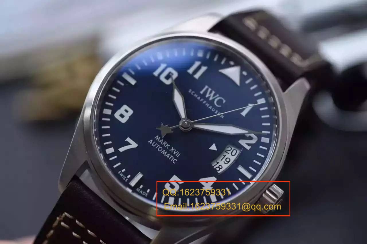【MK Factory 一比一超A高仿手表】 IWC 飞行员系列马克十七IW326506 wrist watch (蓝面小王子) / WG254