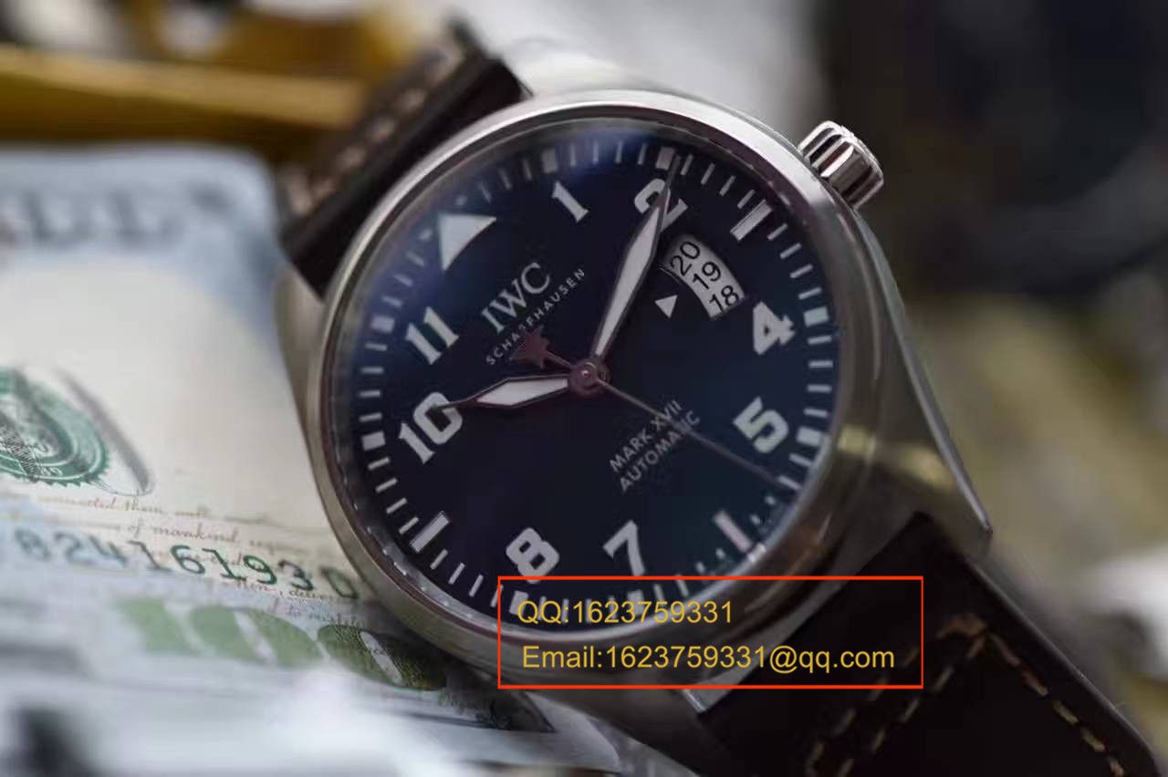 【MK Factory 一比一超A高仿手表】 IWC 飞行员系列马克十七IW326506 wrist watch (蓝面小王子) / WG254