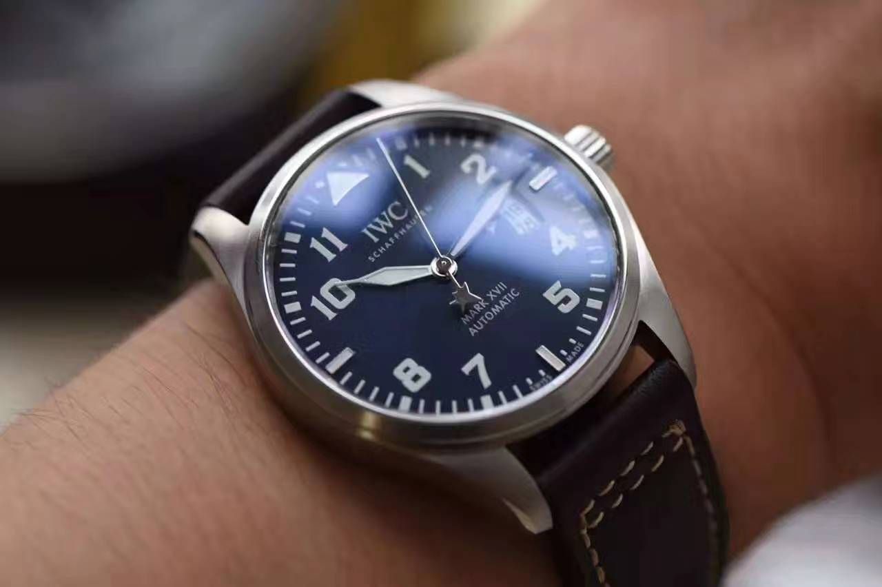 【MK Factory 一比一超A高仿手表】 IWC 飞行员系列马克十七IW326506 wrist watch (蓝面小王子) / WG254
