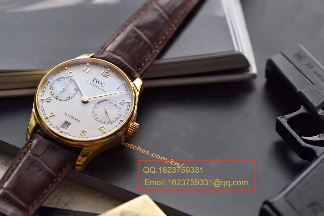 【ZF一比一超A高仿手表】 IWC 葡萄牙七天系列黄金版葡七IW500101 wrist watch  / WG242