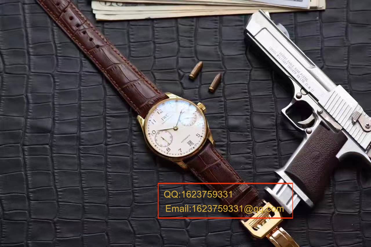 【ZF一比一超A高仿手表】 IWC 葡萄牙七天系列黄金版葡七IW500101 wrist watch  / WG242