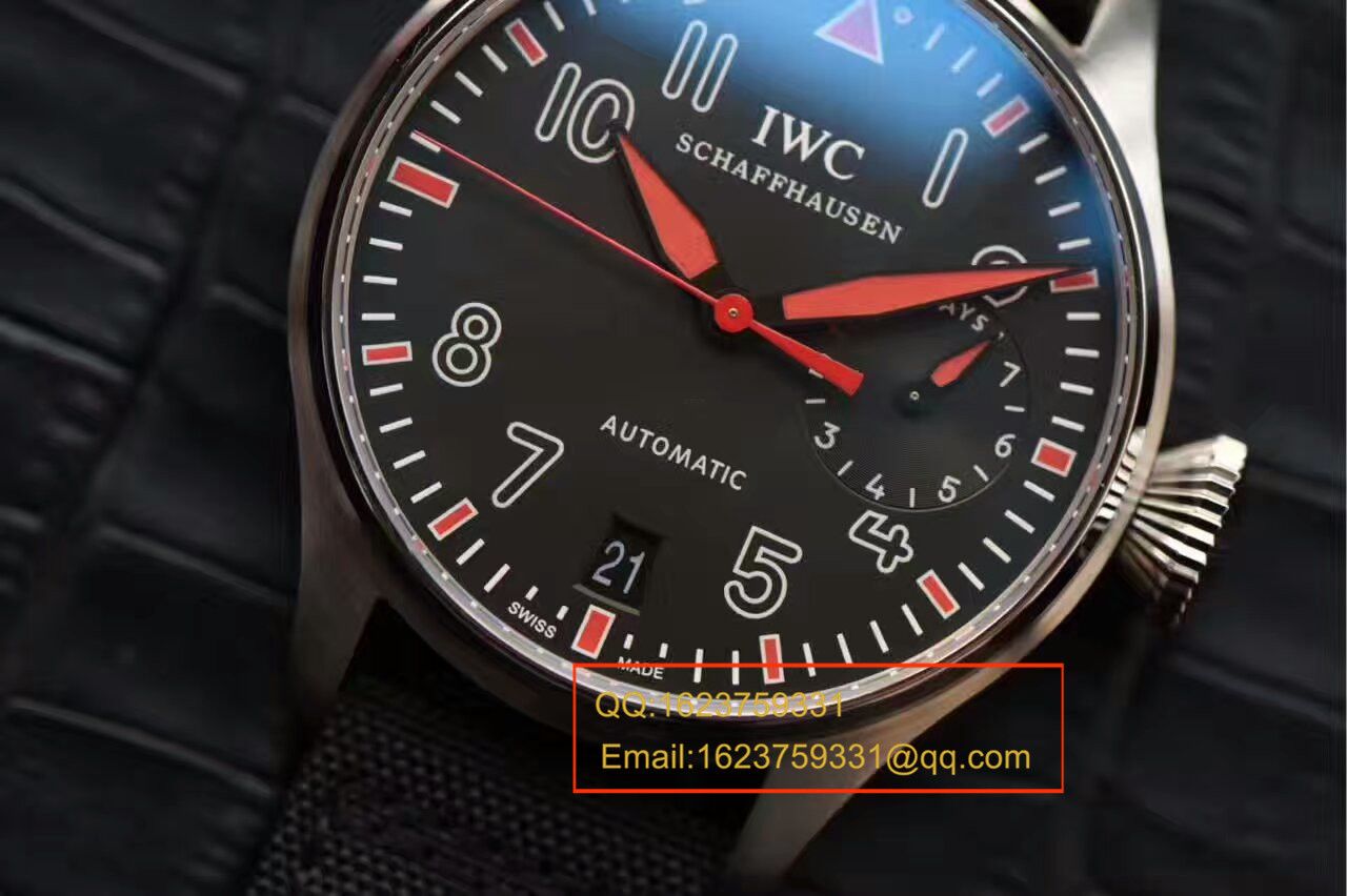 【ZF Factory  top 复刻手表】 IWC 大型飞行员系列大把头“穆罕默德·阿里”特别版 IW500435 wrist watch  / WAH218