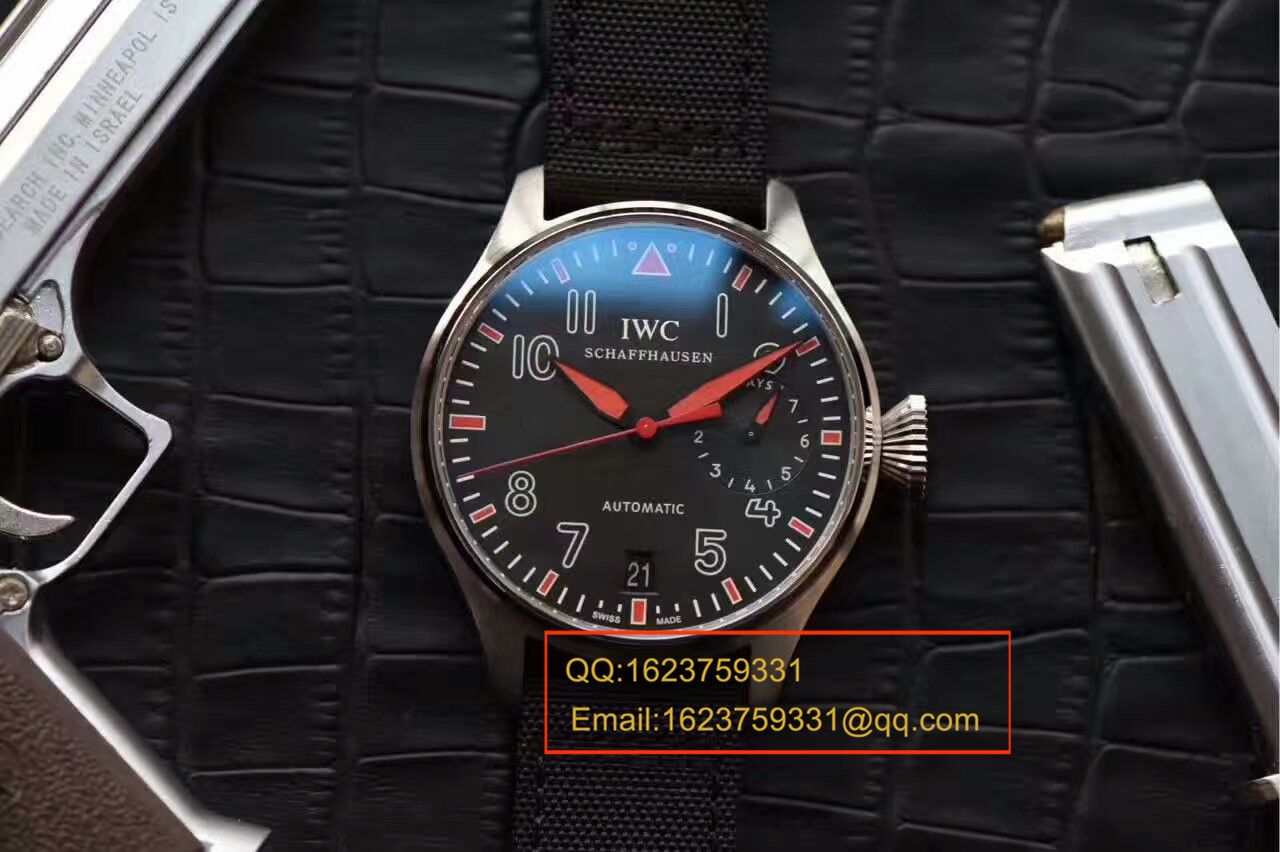 【ZF Factory  top 复刻手表】 IWC 大型飞行员系列大把头“穆罕默德·阿里”特别版 IW500435 wrist watch  / WAH218
