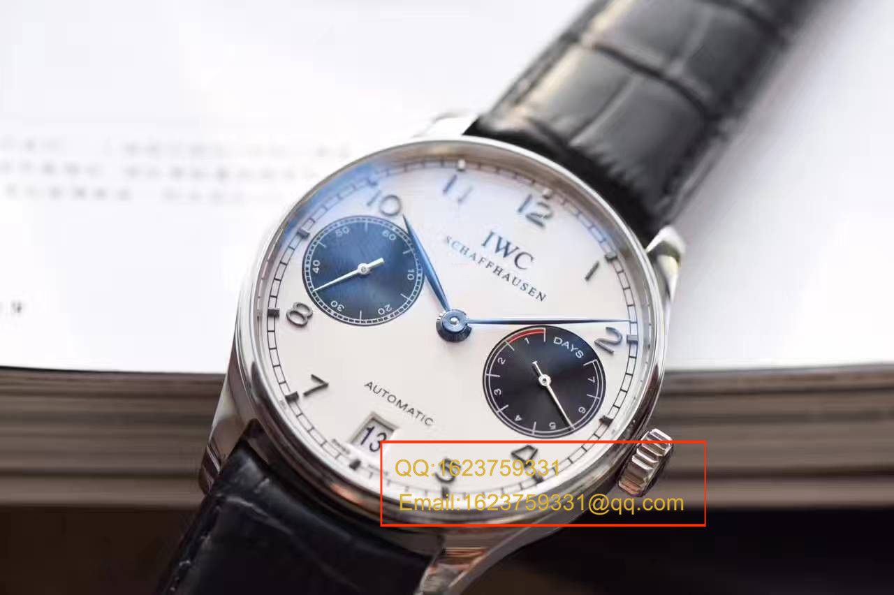 【ZF一比一超A高仿手表】 IWC 葡七最高版本新面孔白面黑眼IW500706（熊猫葡七） wrist watch  / WG181