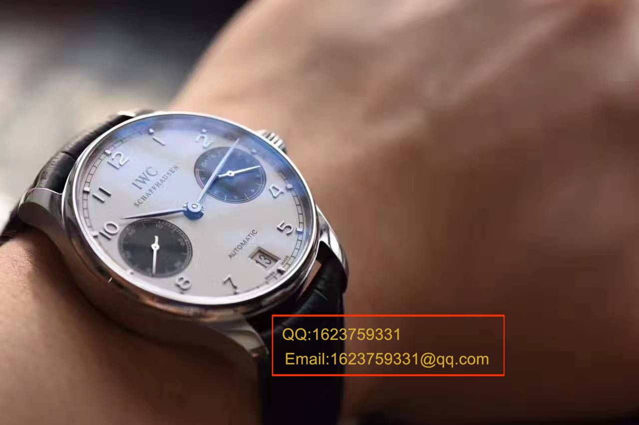 【ZF一比一超A高仿手表】 IWC 葡七最高版本新面孔白面黑眼IW500706（熊猫葡七） wrist watch  / WG181