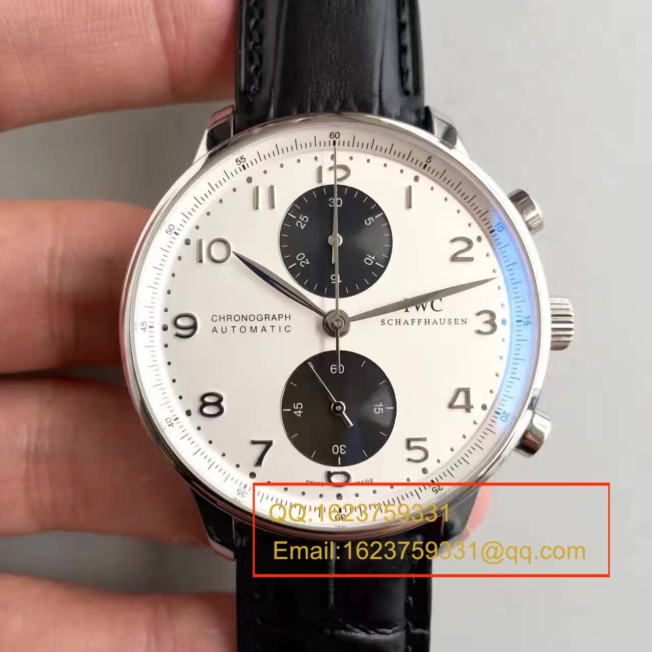 【ZF Factory 1:1超A高精仿手表】 IWC 葡萄牙计时系列CHRONOGRAPH计时IW371411 wrist watch  / WG269