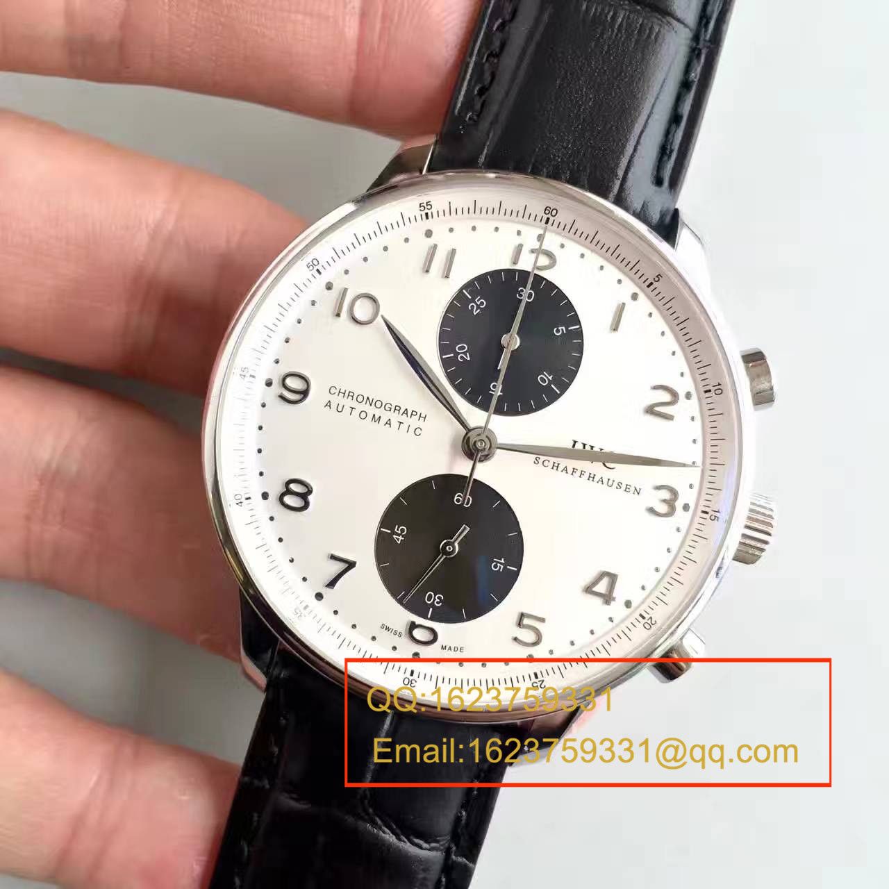 【ZF Factory 1:1超A高精仿手表】 IWC 葡萄牙计时系列CHRONOGRAPH计时IW371411 wrist watch  / WG269