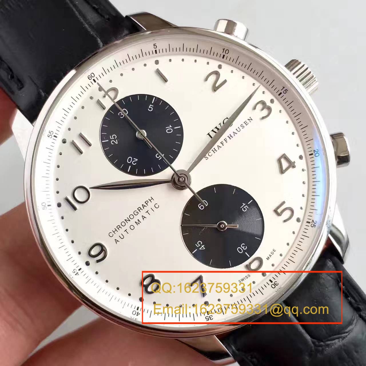 【ZF Factory 1:1超A高精仿手表】 IWC 葡萄牙计时系列CHRONOGRAPH计时IW371411 wrist watch  / WG269