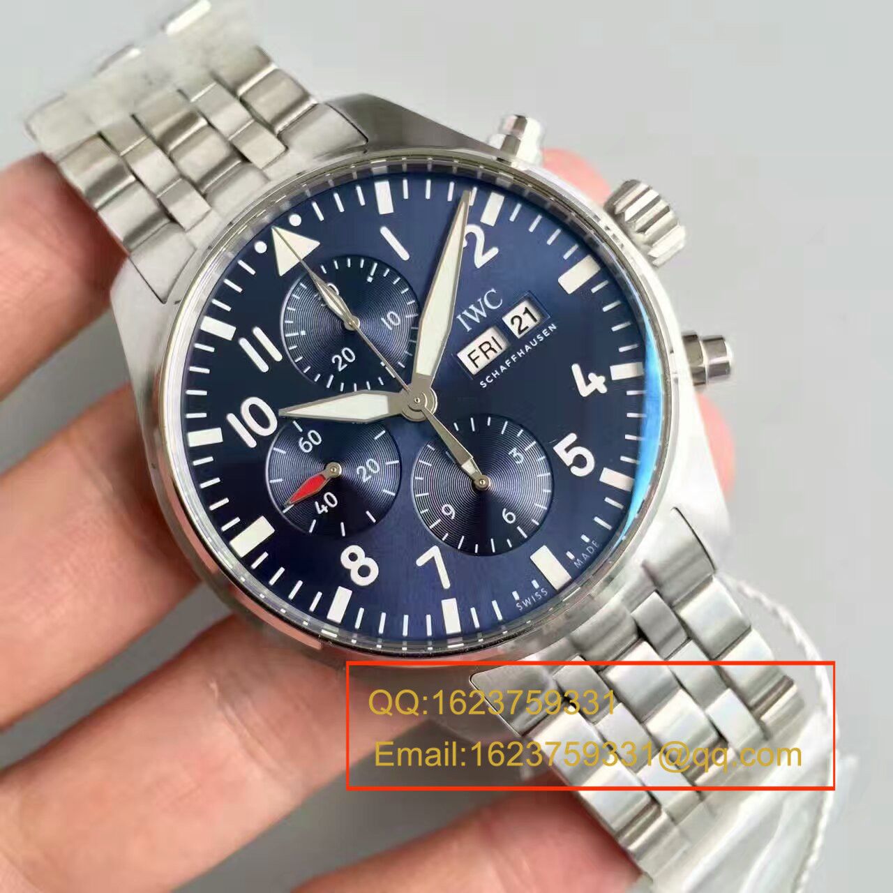 【ZF Factory 一比一高仿手表】 IWC 飞行员计时 wrist watch “小王子”特别版系列IW377714 wrist watch 《钢带版》 / WG217