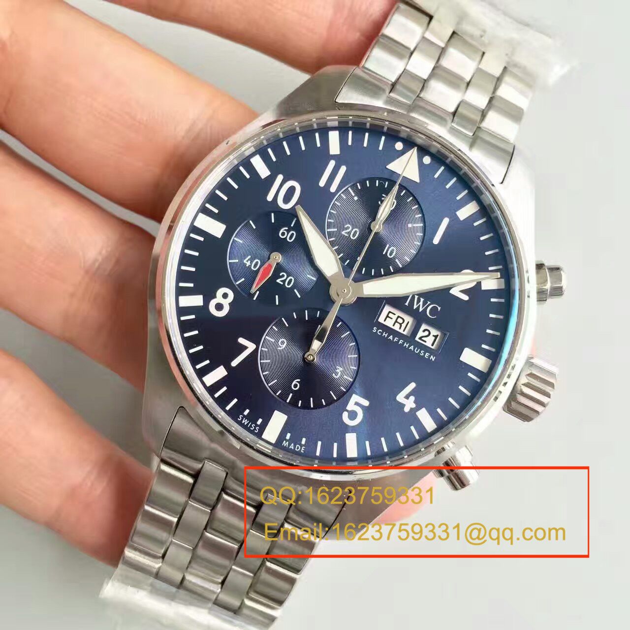 【ZF Factory 一比一高仿手表】 IWC 飞行员计时 wrist watch “小王子”特别版系列IW377714 wrist watch 《钢带版》 / WG217