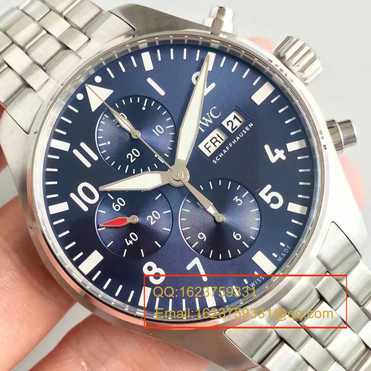【ZF Factory 一比一高仿手表】 IWC 飞行员计时 wrist watch “小王子”特别版系列IW377714 wrist watch 《钢带版》 / WG217