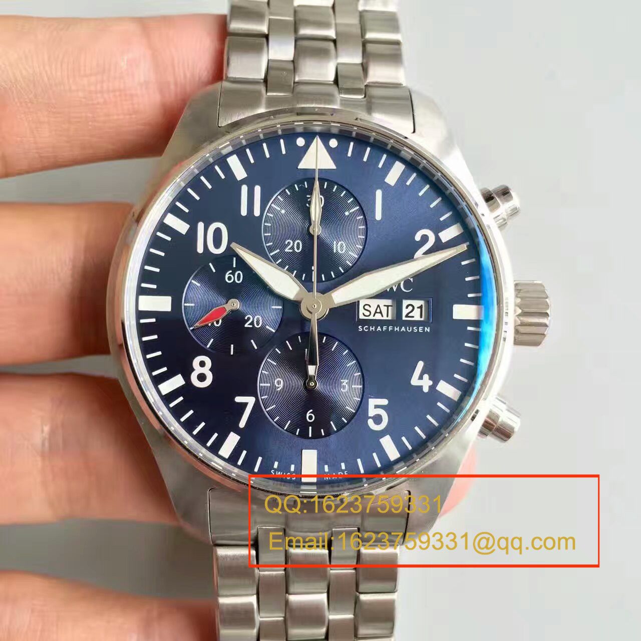 【ZF Factory 一比一高仿手表】 IWC 飞行员计时 wrist watch “小王子”特别版系列IW377714 wrist watch 《钢带版》 / WG217