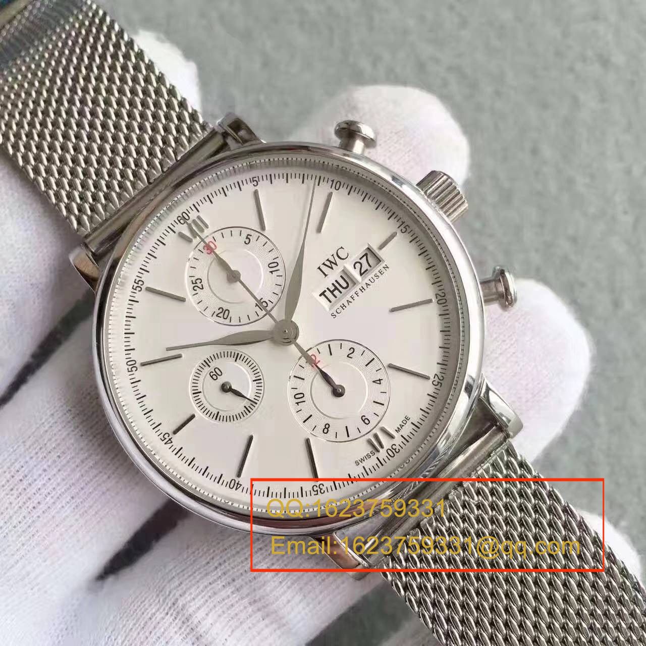【MK一比一超A高仿手表】 IWC 柏涛菲诺CHRONOGRAPH计时系列 IW391009 wrist watch  / WB0133