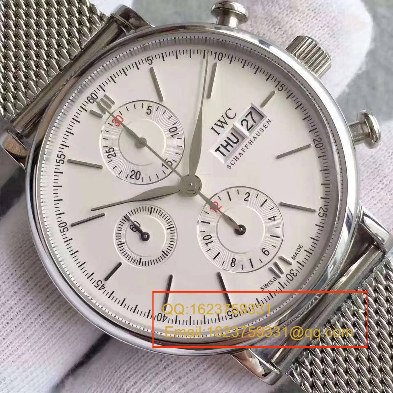 【MK一比一超A高仿手表】 IWC 柏涛菲诺CHRONOGRAPH计时系列 IW391009 wrist watch  / WB0133
