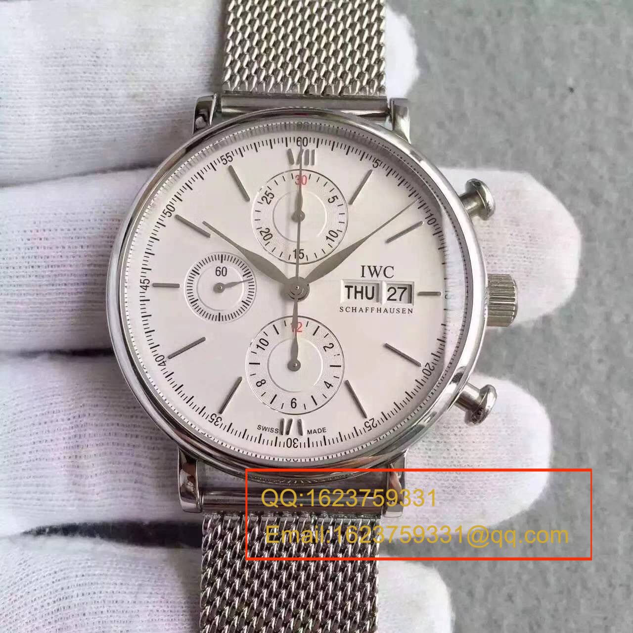 【MK一比一超A高仿手表】 IWC 柏涛菲诺CHRONOGRAPH计时系列 IW391009 wrist watch  / WB0133