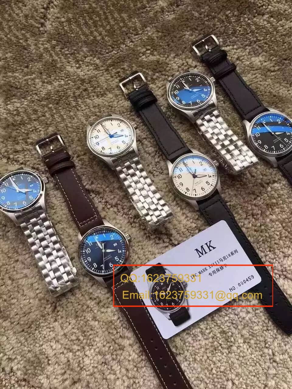 【独家视频测评MK Factory 1:1 top 精仿手表】 IWC 飞行员 MARK XVII 飞行员 wrist watch 系列IW327011 wrist watch  / WG243