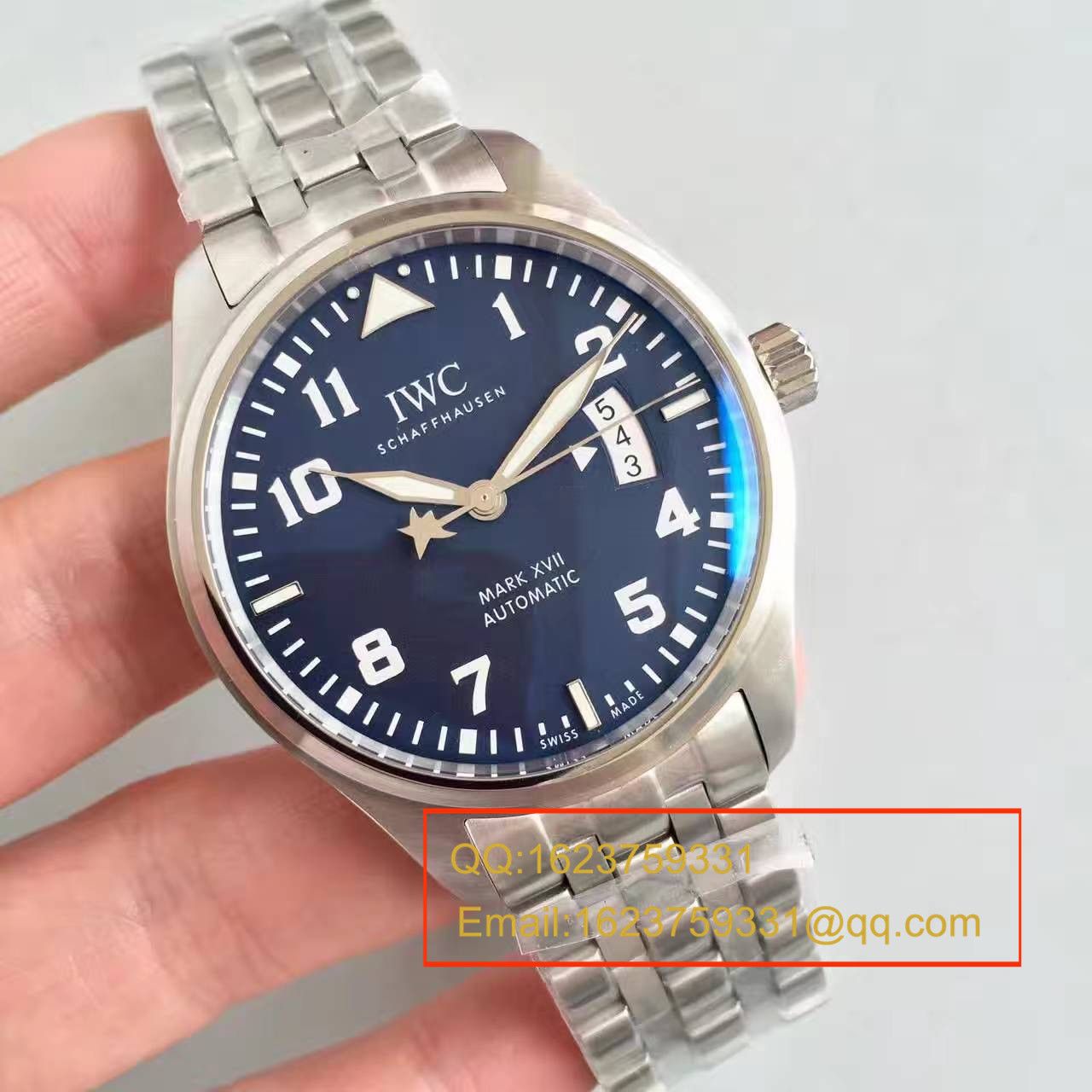 【MK Factory 一比一超A高仿手表】 IWC 飞行员系列马克十七IW326506 wrist watch (蓝面小王子钢带版) / WG079A