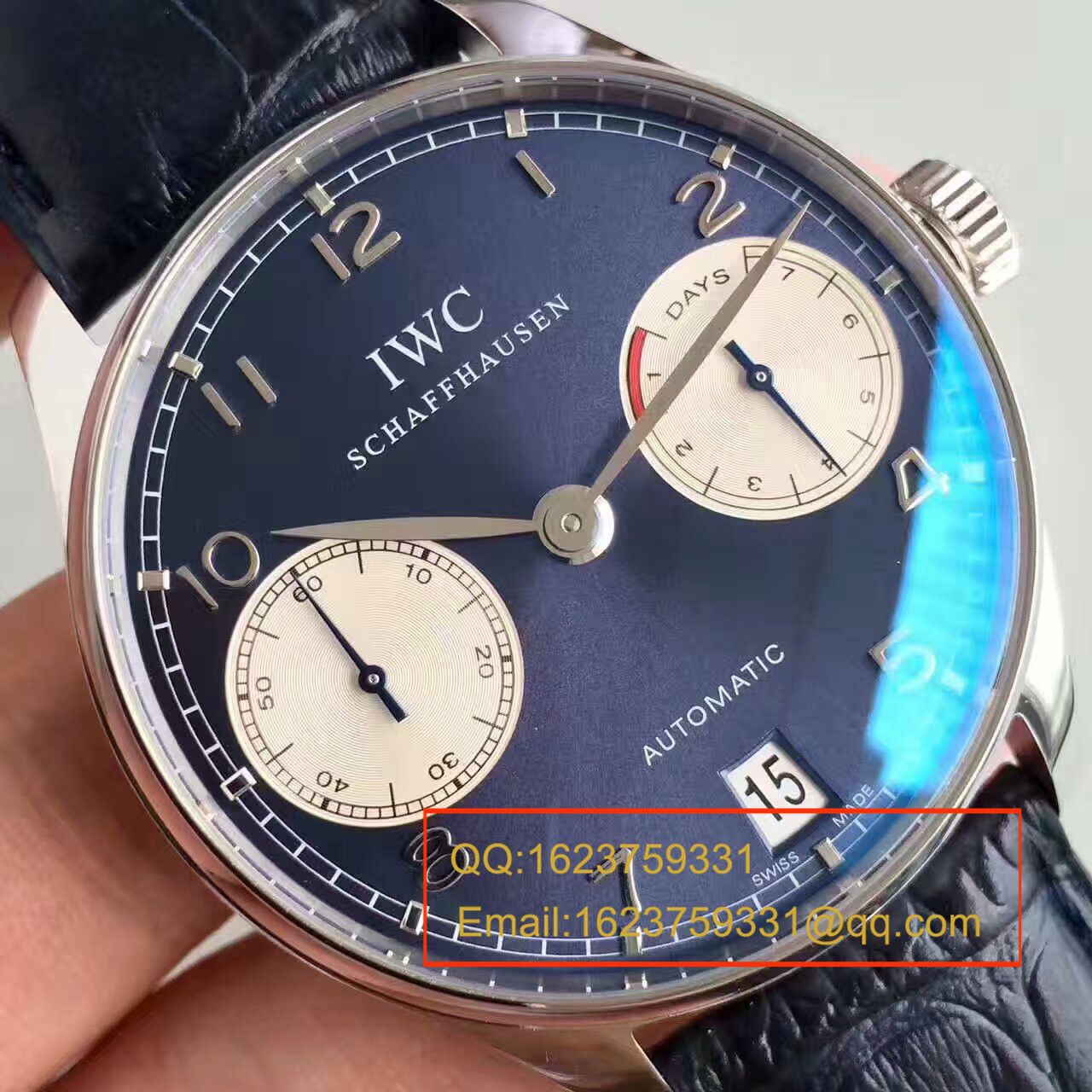 【ZF Factory 一比一高精仿手表】 IWC 葡萄牙劳伦斯限量版系列《 IWC 葡七日链》IW500112 wrist watch  / WG224