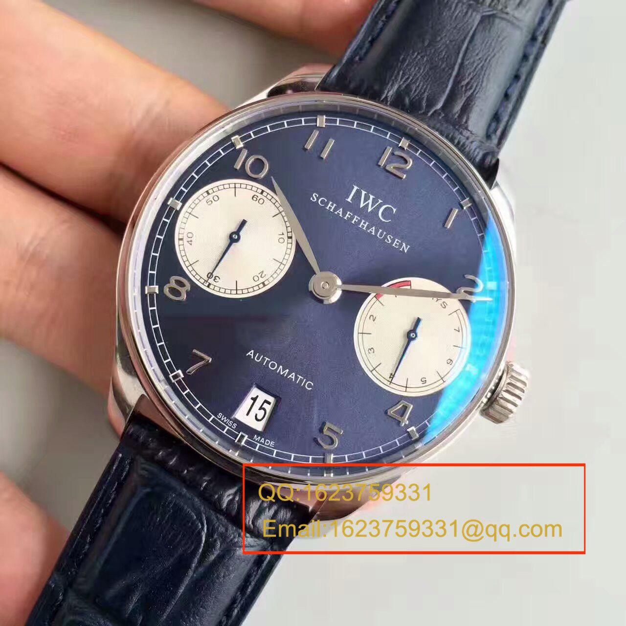 【ZF Factory 一比一高精仿手表】 IWC 葡萄牙劳伦斯限量版系列《 IWC 葡七日链》IW500112 wrist watch  / WG224
