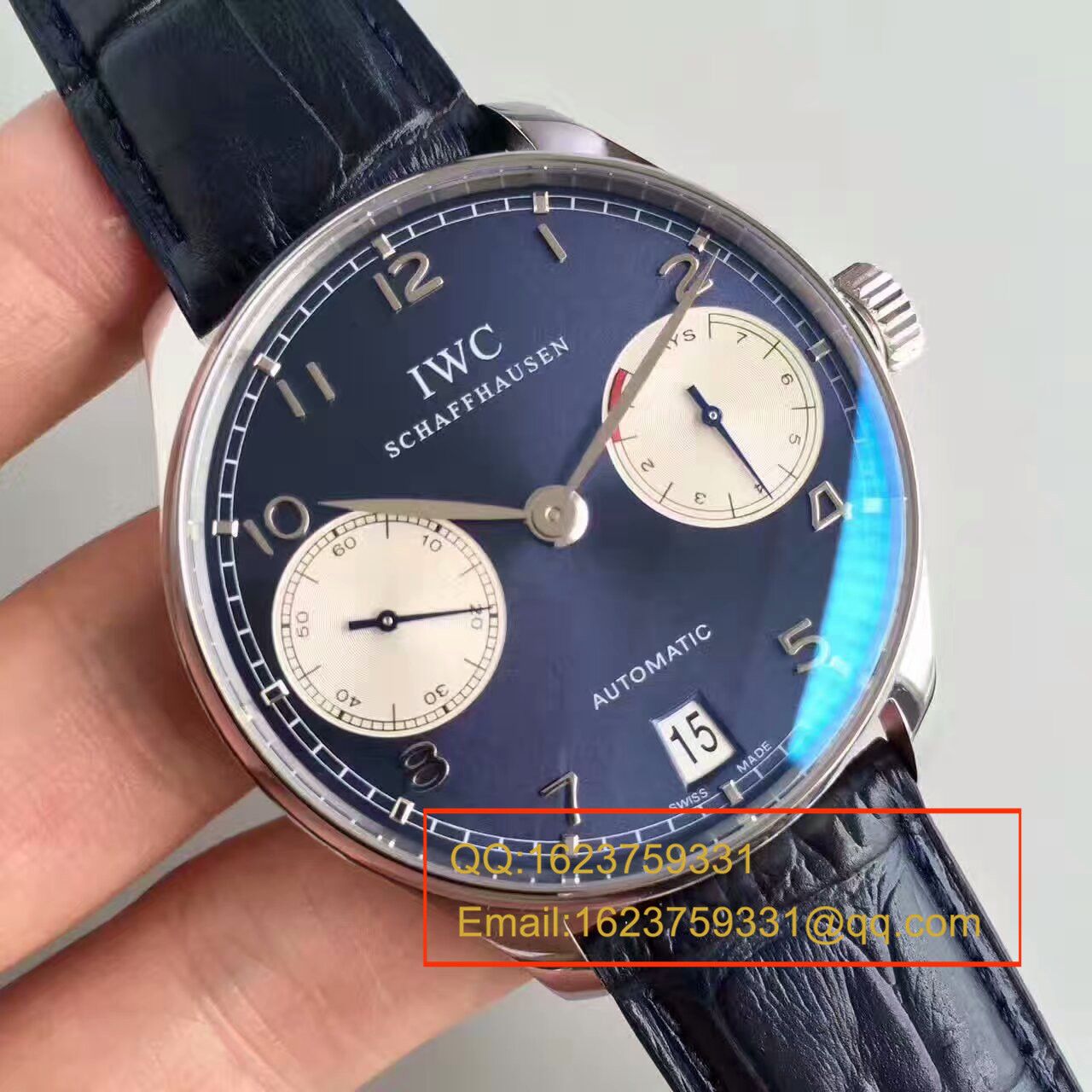 【ZF Factory 一比一高精仿手表】 IWC 葡萄牙劳伦斯限量版系列《 IWC 葡七日链》IW500112 wrist watch  / WG224