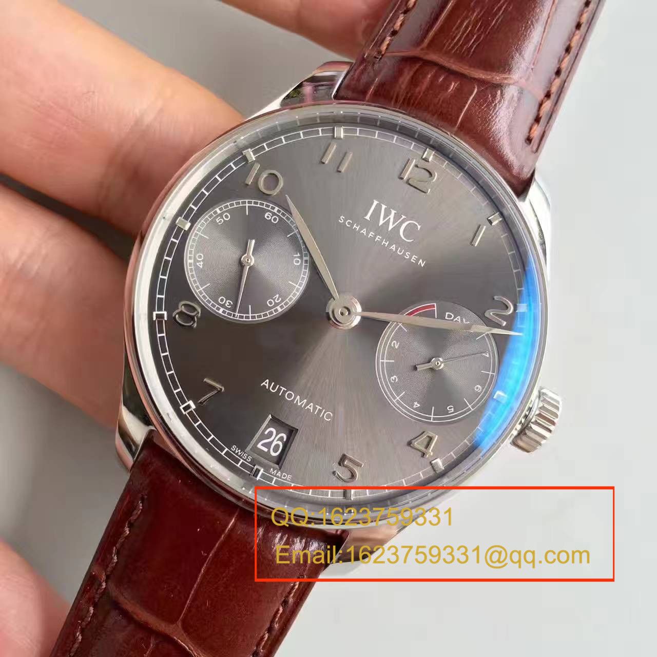 【ZF Factory  top 复刻高精仿手表】 IWC 葡萄牙系列《 IWC 七日链》IW500702 wrist watch  / WG224.1