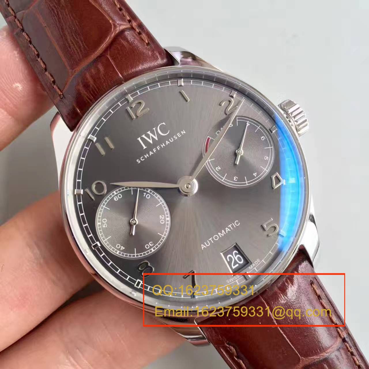 【ZF Factory  top 复刻高精仿手表】 IWC 葡萄牙系列《 IWC 七日链》IW500702 wrist watch  / WG224.1