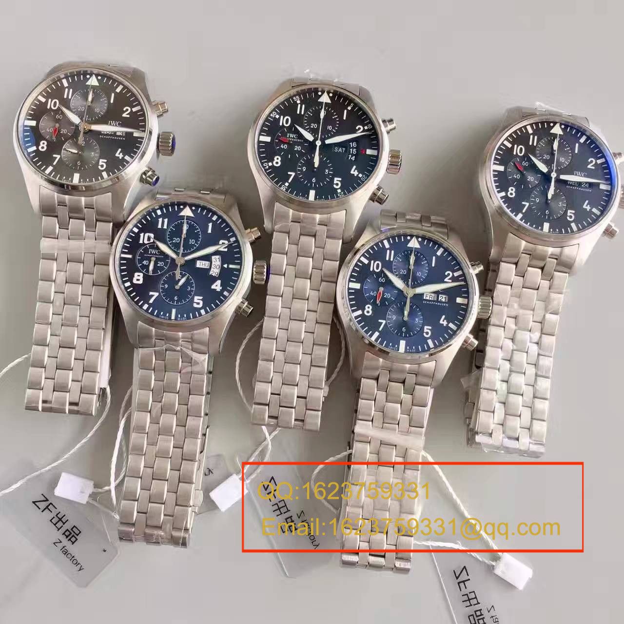 【ZF Factory 1:1超A精仿手表】 IWC 飞行员CHRONOGRAPH计时 wrist watch 系列 IW377704 wrist watch  / WG215