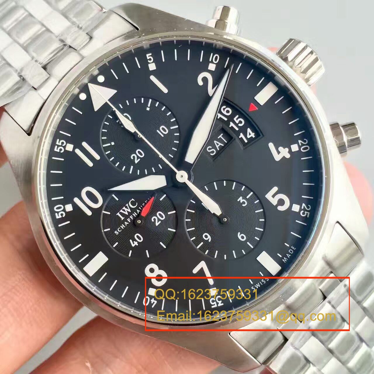 【ZF Factory 1:1超A精仿手表】 IWC 飞行员CHRONOGRAPH计时 wrist watch 系列 IW377704 wrist watch  / WG215