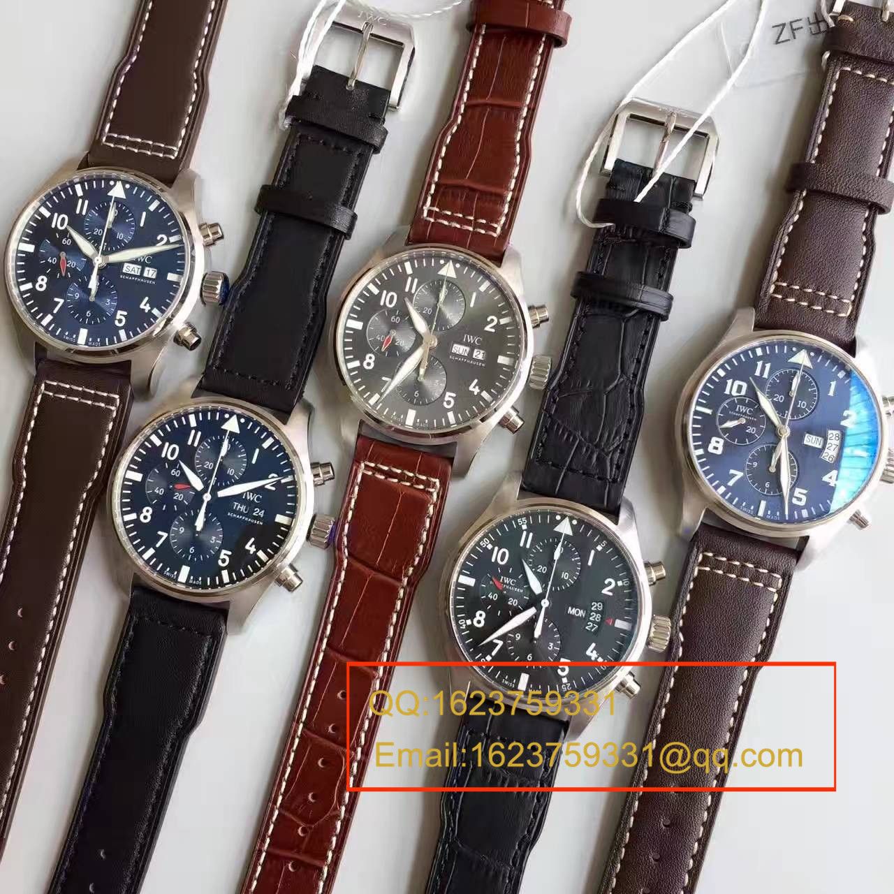 【ZF Factory 一比一精仿手表】 IWC 飞行员CHRONOGRAPH计时 wrist watch  系列IW377710 wrist watch  / WG220