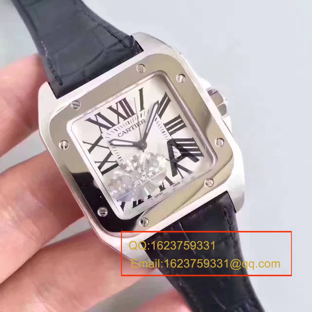 【HBBV6 Factory 一比一复刻手表】 Cartier   Santos 100系列 W20073X8 男士机械手表 / KDY081