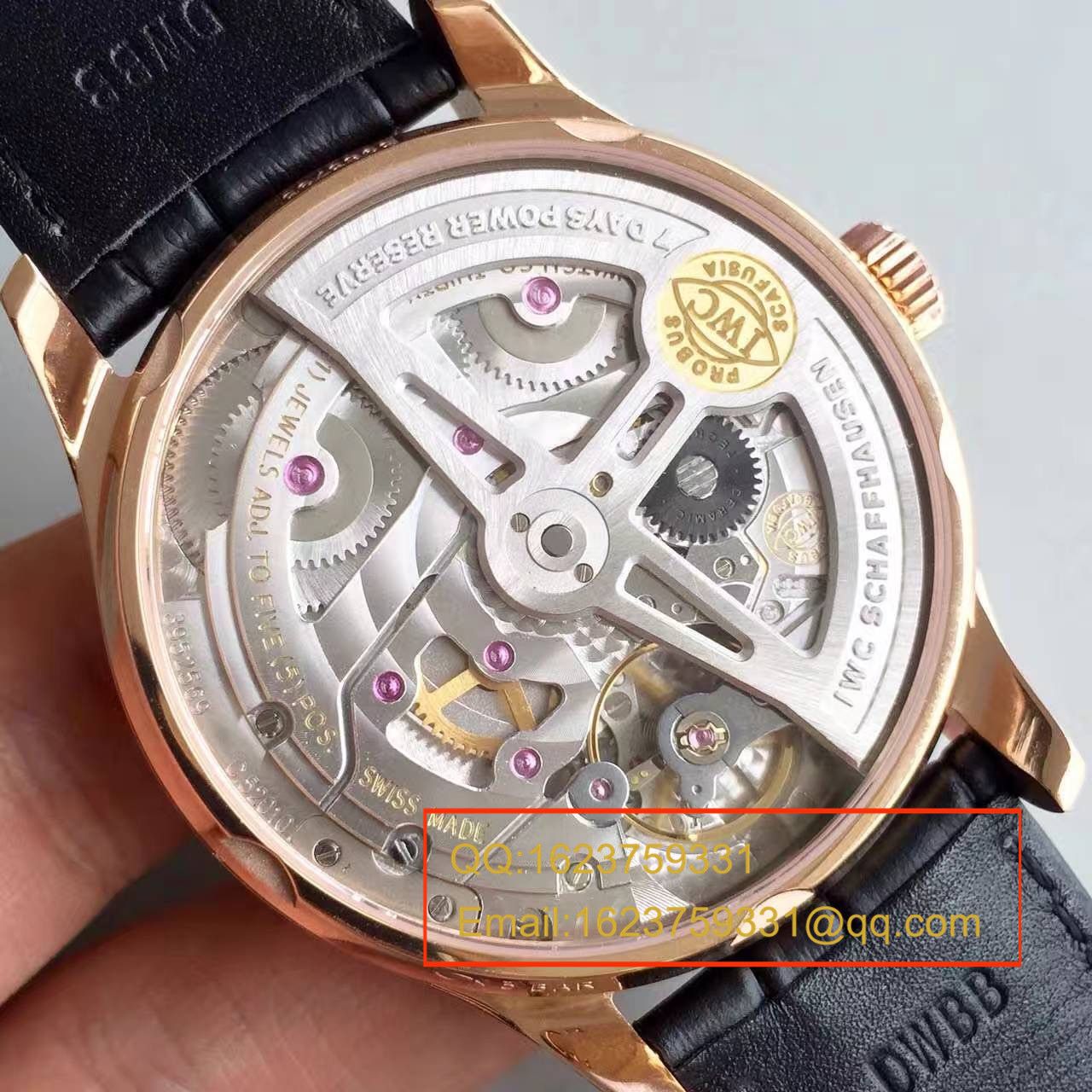 【ZF Factory 超A精仿1:1高仿手表】 IWC 葡萄牙系列《 IWC 七日链》IW500125 wrist watch  / WG231
