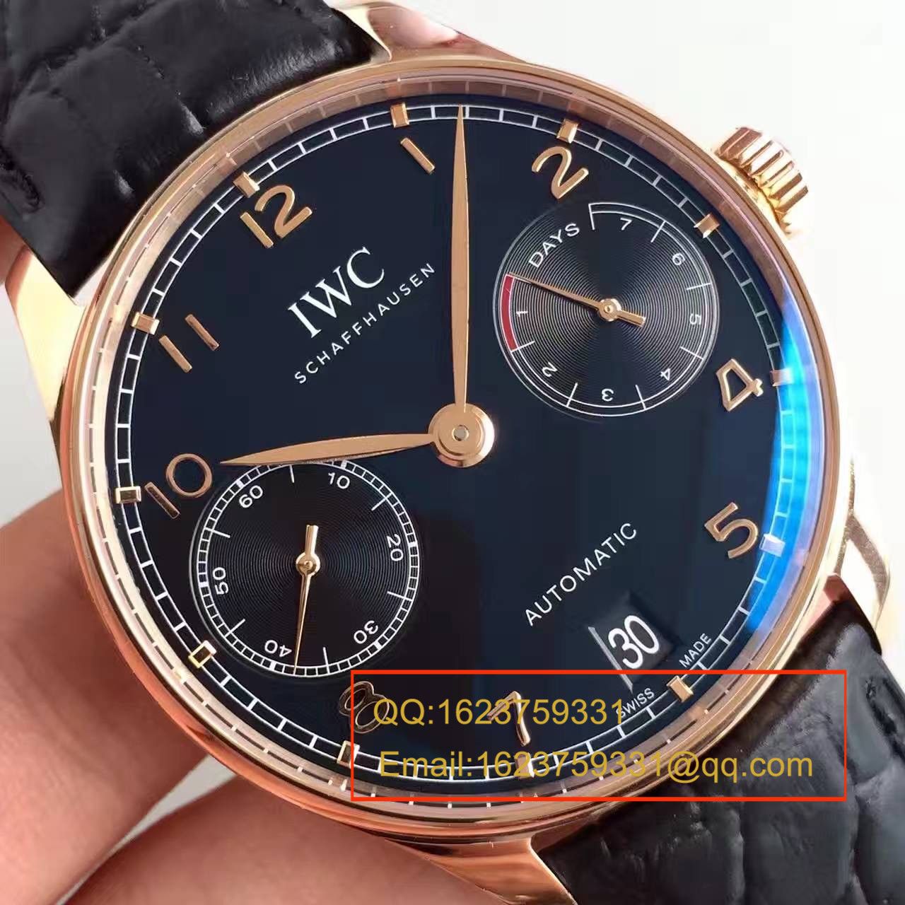 【ZF Factory 超A精仿1:1高仿手表】 IWC 葡萄牙系列《 IWC 七日链》IW500125 wrist watch  / WG231