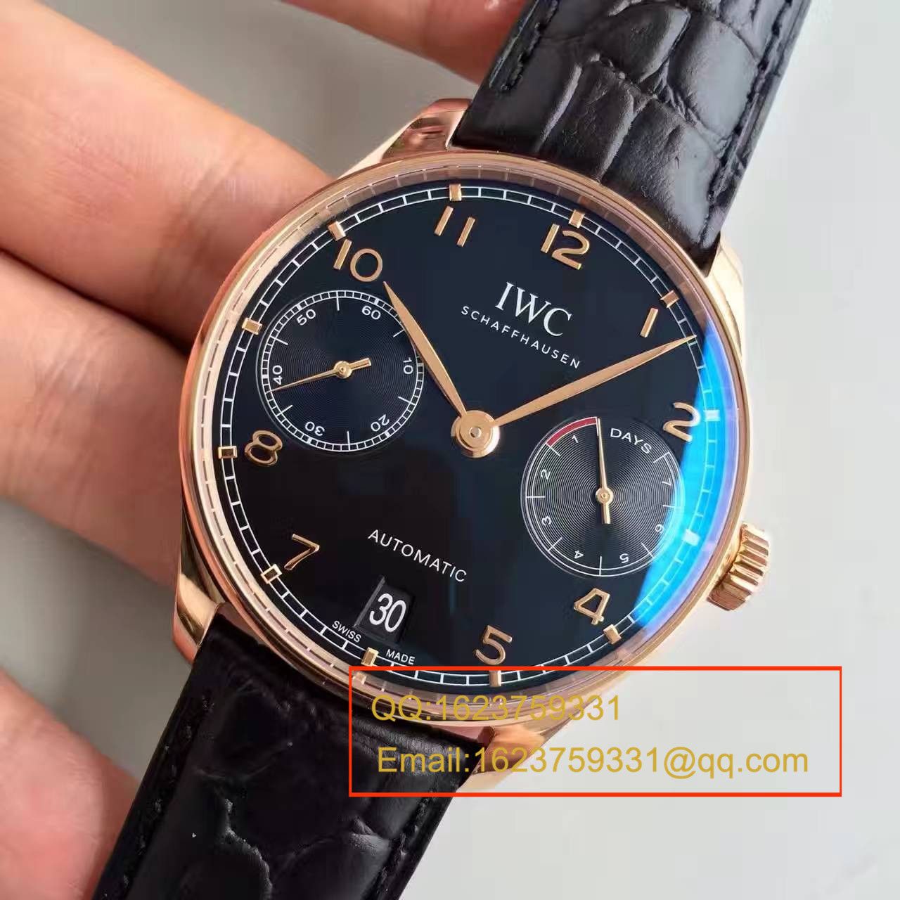 【ZF Factory 超A精仿1:1高仿手表】 IWC 葡萄牙系列《 IWC 七日链》IW500125 wrist watch  / WG231