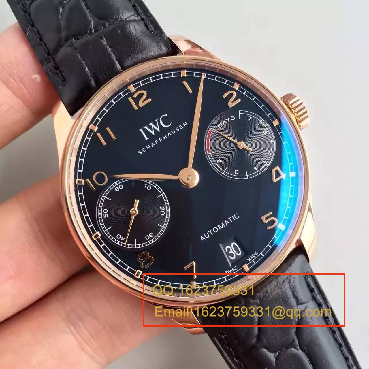 【ZF Factory 超A精仿1:1高仿手表】 IWC 葡萄牙系列《 IWC 七日链》IW500125 wrist watch  / WG231