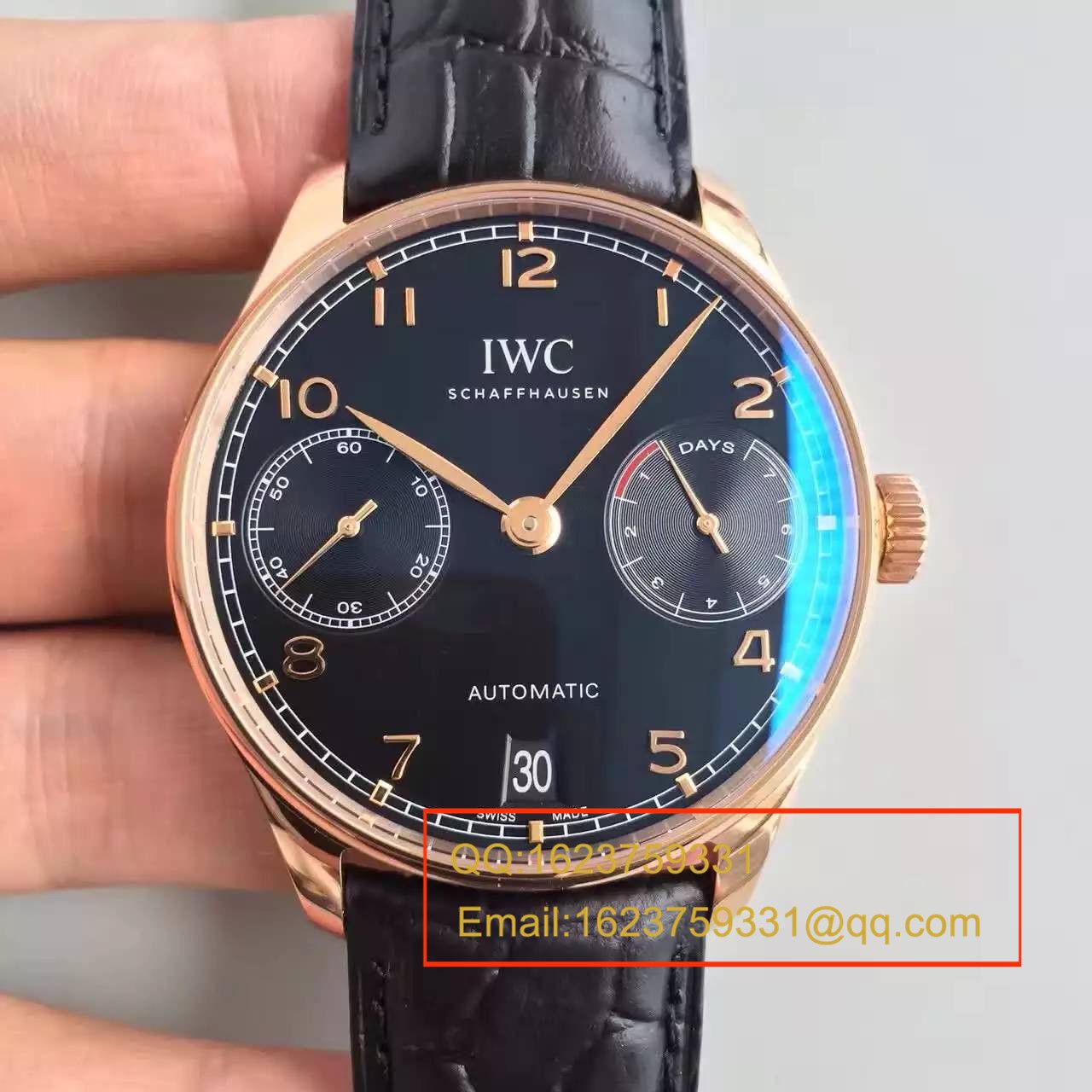 【ZF Factory 超A精仿1:1高仿手表】 IWC 葡萄牙系列《 IWC 七日链》IW500125 wrist watch  / WG231