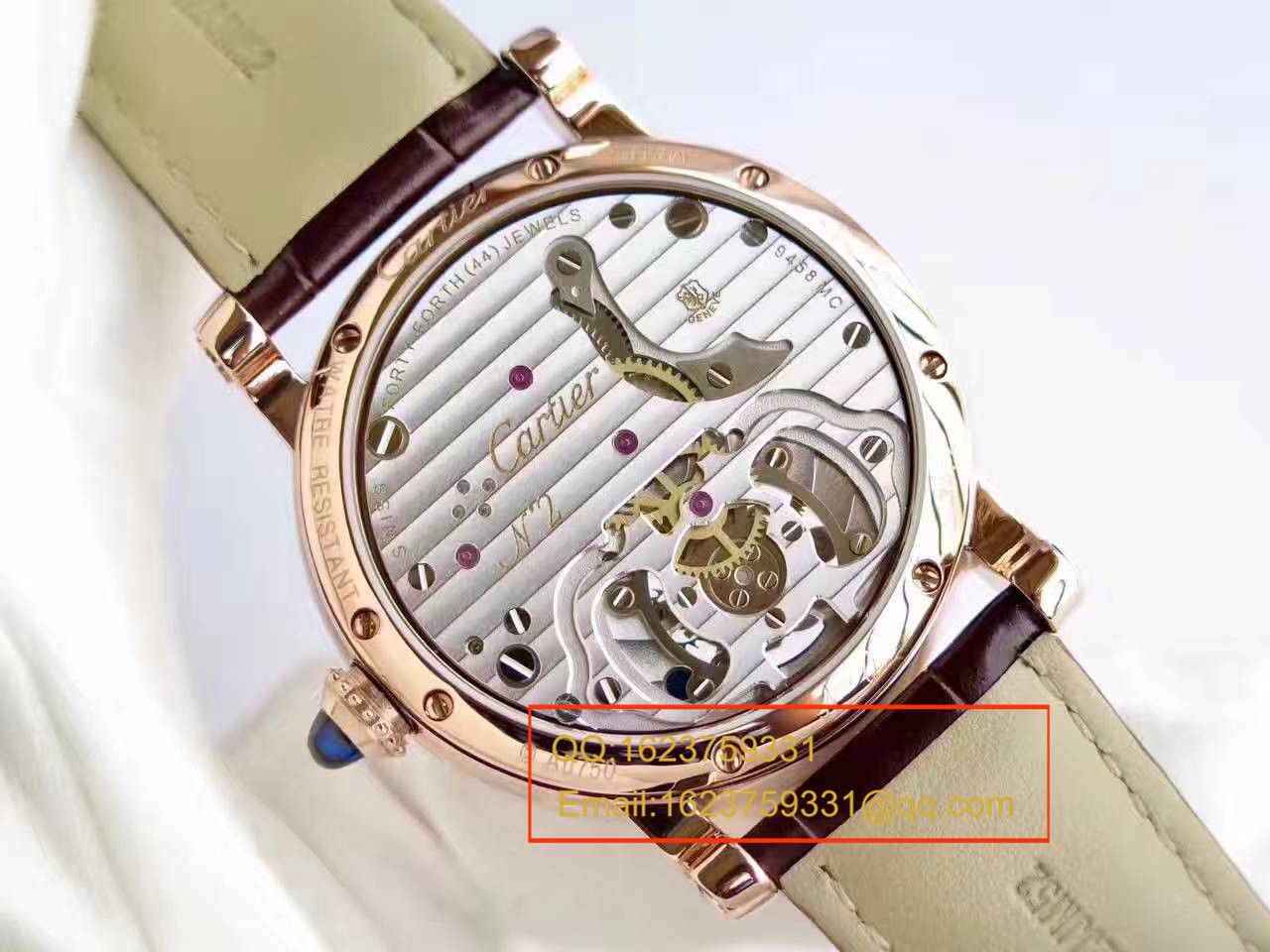 【BL Factory 一比一高仿手表】 Cartier  ROTONDE DE  Cartier 系列W1556215 Tourbillon  wrist watch  / KCI115