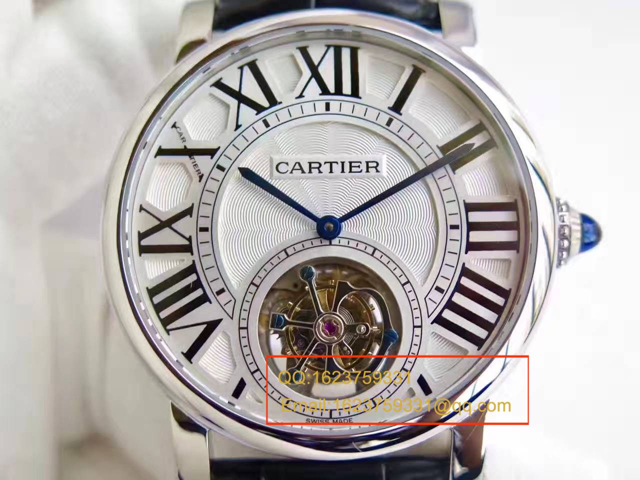 【BL Factory 一比一高精仿手表】 Cartier  ROTONDE DE  Cartier 系列W1556216 Tourbillon  wrist watch  / KCI114