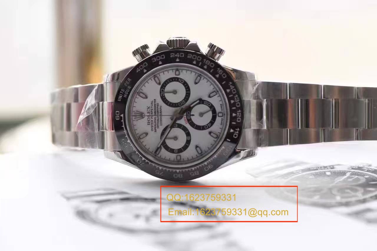 【N Factory V7版本1:1高仿手表】 Rolex  Cosmograph Daytona  Ditongna 系列116500LN-78590机械 wrist watch  / RBF016