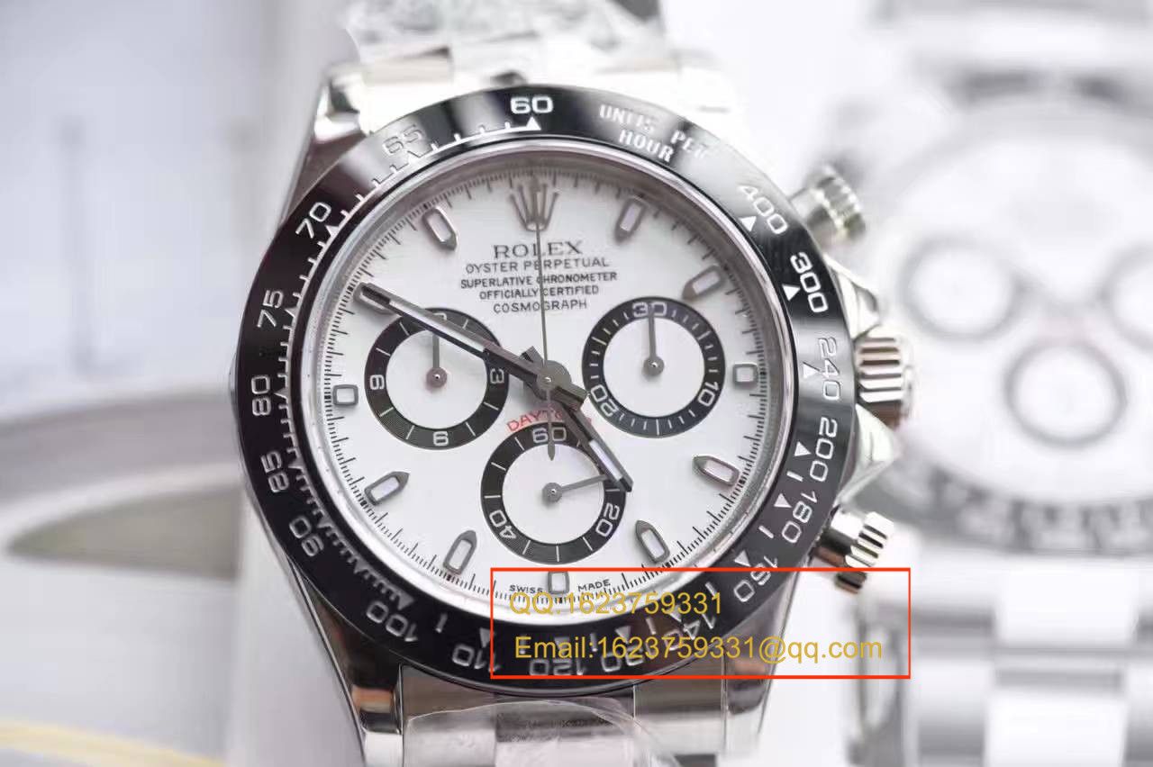 【N Factory V7版本1:1高仿手表】 Rolex  Cosmograph Daytona  Ditongna 系列116500LN-78590机械 wrist watch  / RBF016
