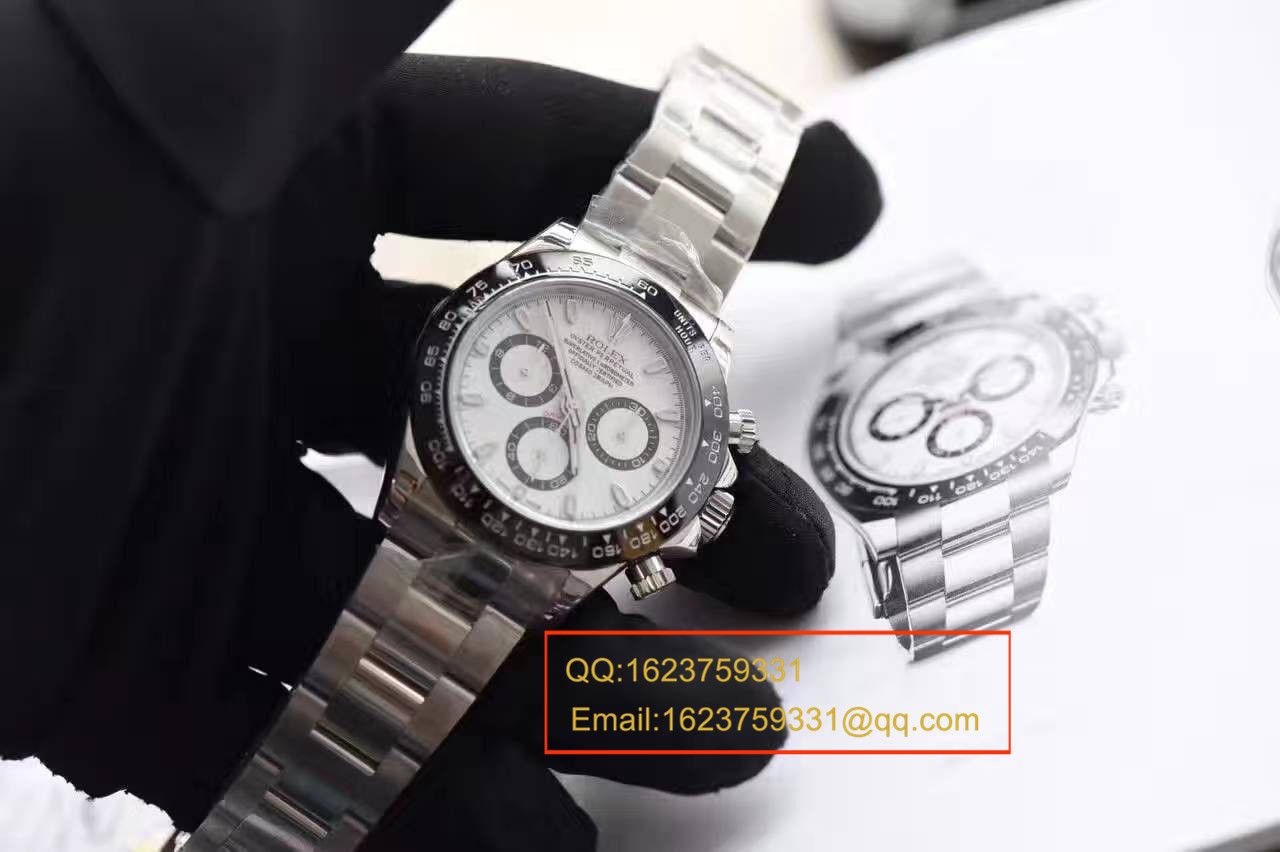 【N Factory V7版本1:1高仿手表】 Rolex  Cosmograph Daytona  Ditongna 系列116500LN-78590机械 wrist watch  / RBF016
