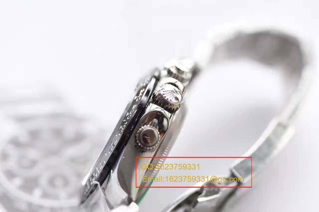 【N Factory 最新V7版本】 Rolex  Cosmograph Daytona  Ditongna 复刻高仿116500LN-78590黑盘机械手表 / RBF003