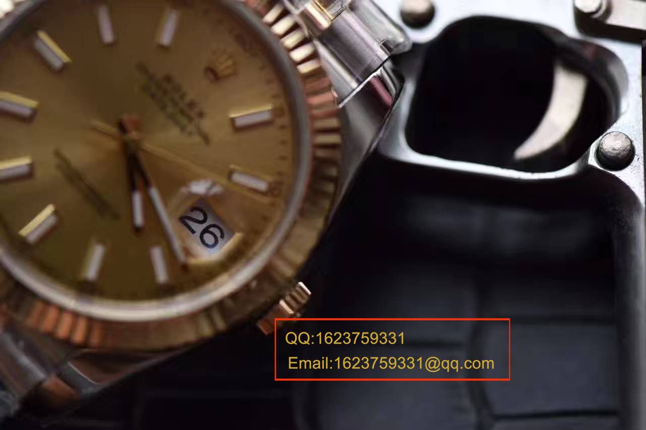 【N Factory 一比一高仿复刻手表】 Rolex   Datejust 系列126333-62613包18K金 wrist watch  / RCF171