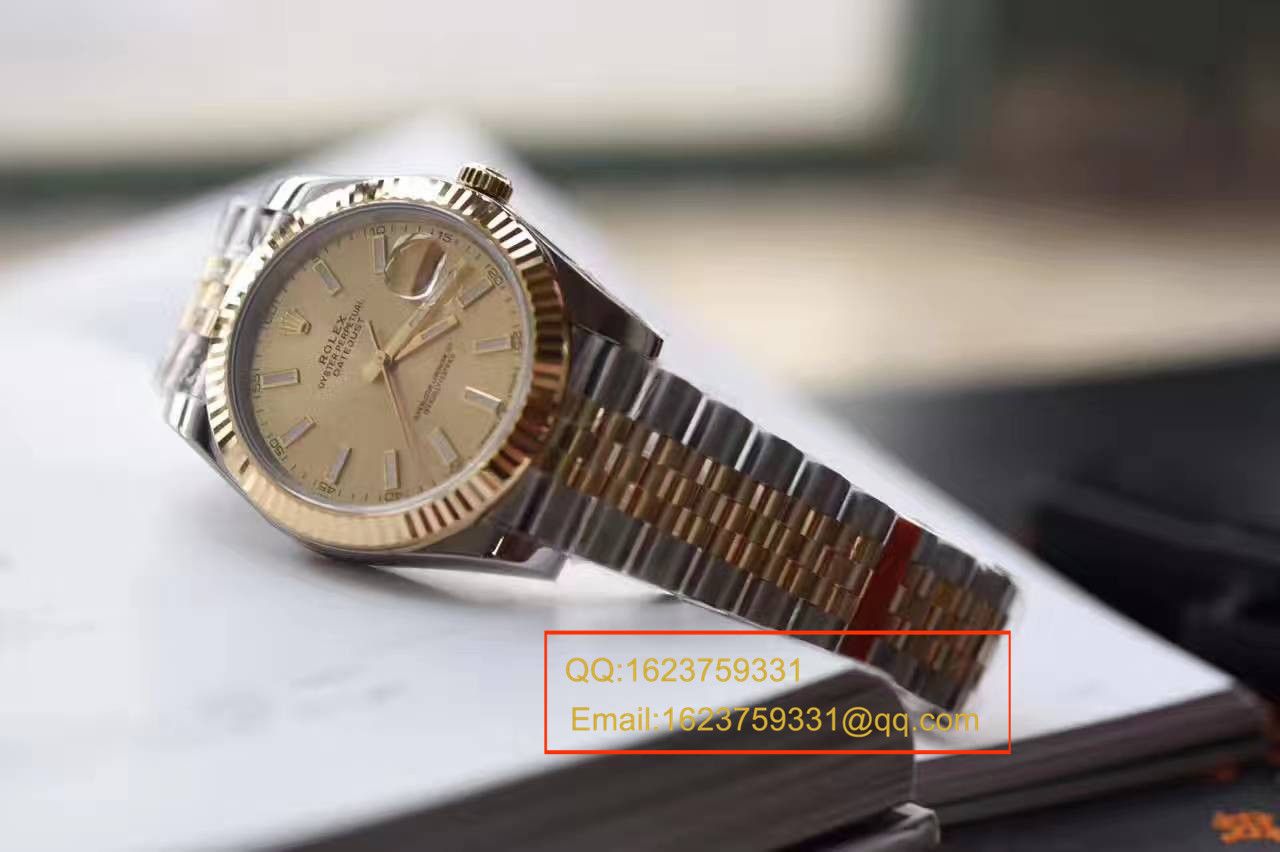 【N Factory 一比一高仿复刻手表】 Rolex   Datejust 系列126333-62613包18K金 wrist watch  / RCF171