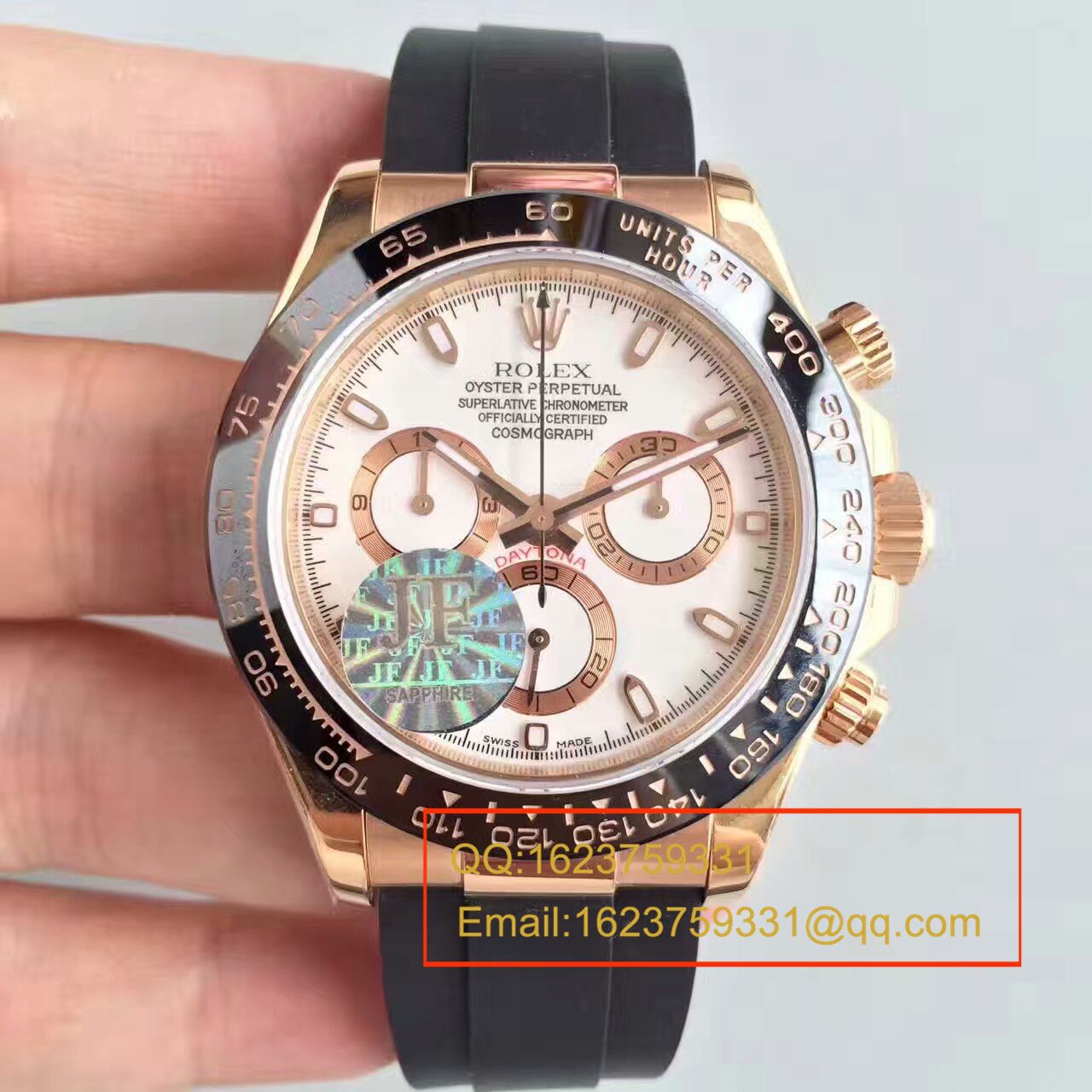 【独家视频测评JF Factory 1:1 top 复刻手表】 Rolex  Cosmograph Daytona  Ditongna 系列116515LN粉盘 wrist watch  / RBC149