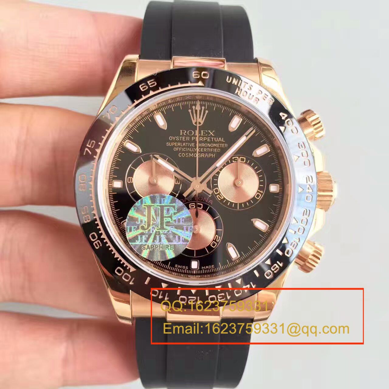 【独家视频测评JF Factory 1:1 top 复刻手表】 Rolex  Cosmograph Daytona  Ditongna 系列116515LN粉盘 wrist watch  / RBC149