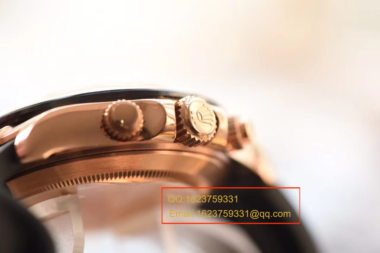 【独家视频测评JF Factory 1:1 top 复刻手表】 Rolex  Cosmograph Daytona  Ditongna 系列116515LN粉盘 wrist watch  / RBC149