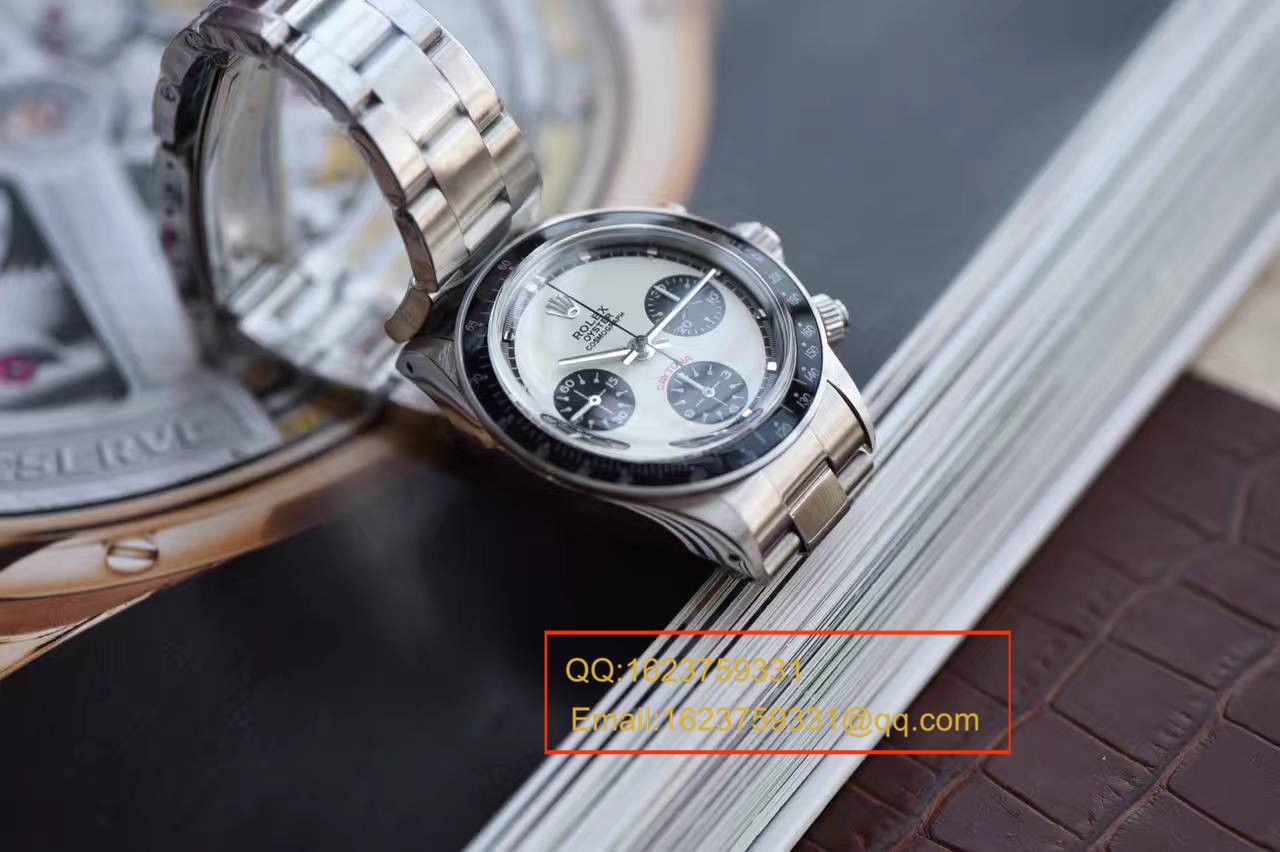 【独家视频测评一比一超A高仿手表】Rolex Paul Newman Daytona余文乐同款 Rolex 保罗.纽曼复古 Ditongna  / RAG148