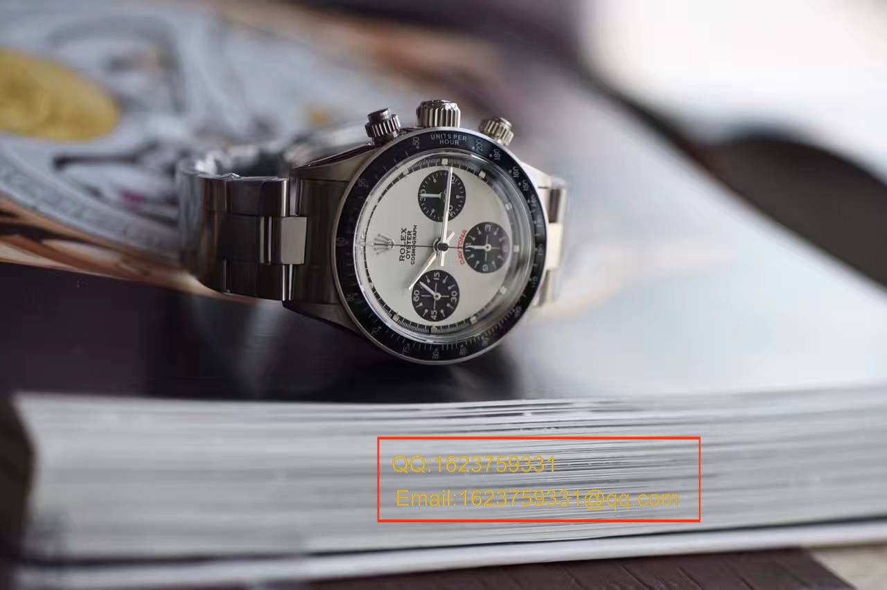【独家视频测评一比一超A高仿手表】Rolex Paul Newman Daytona余文乐同款 Rolex 保罗.纽曼复古 Ditongna  / RAG148