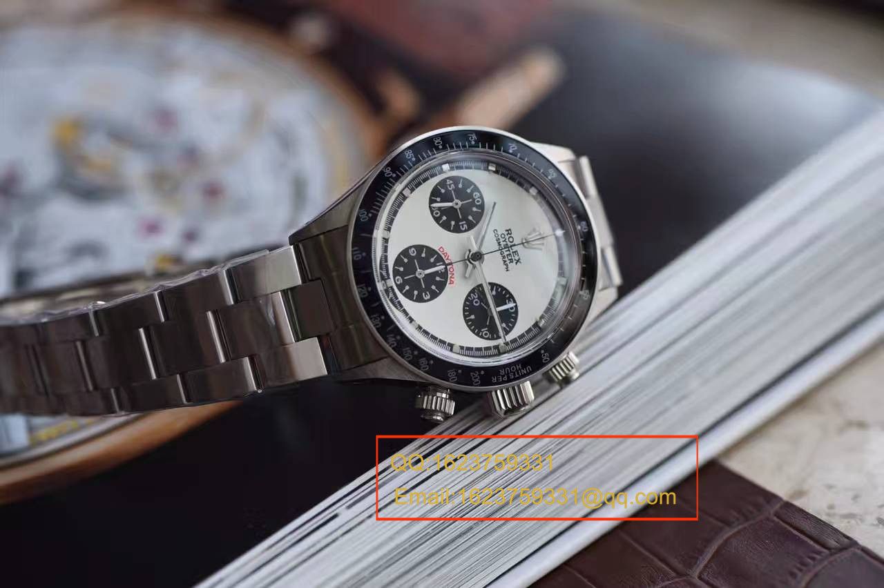 【独家视频测评一比一超A高仿手表】Rolex Paul Newman Daytona余文乐同款 Rolex 保罗.纽曼复古 Ditongna  / RAG148